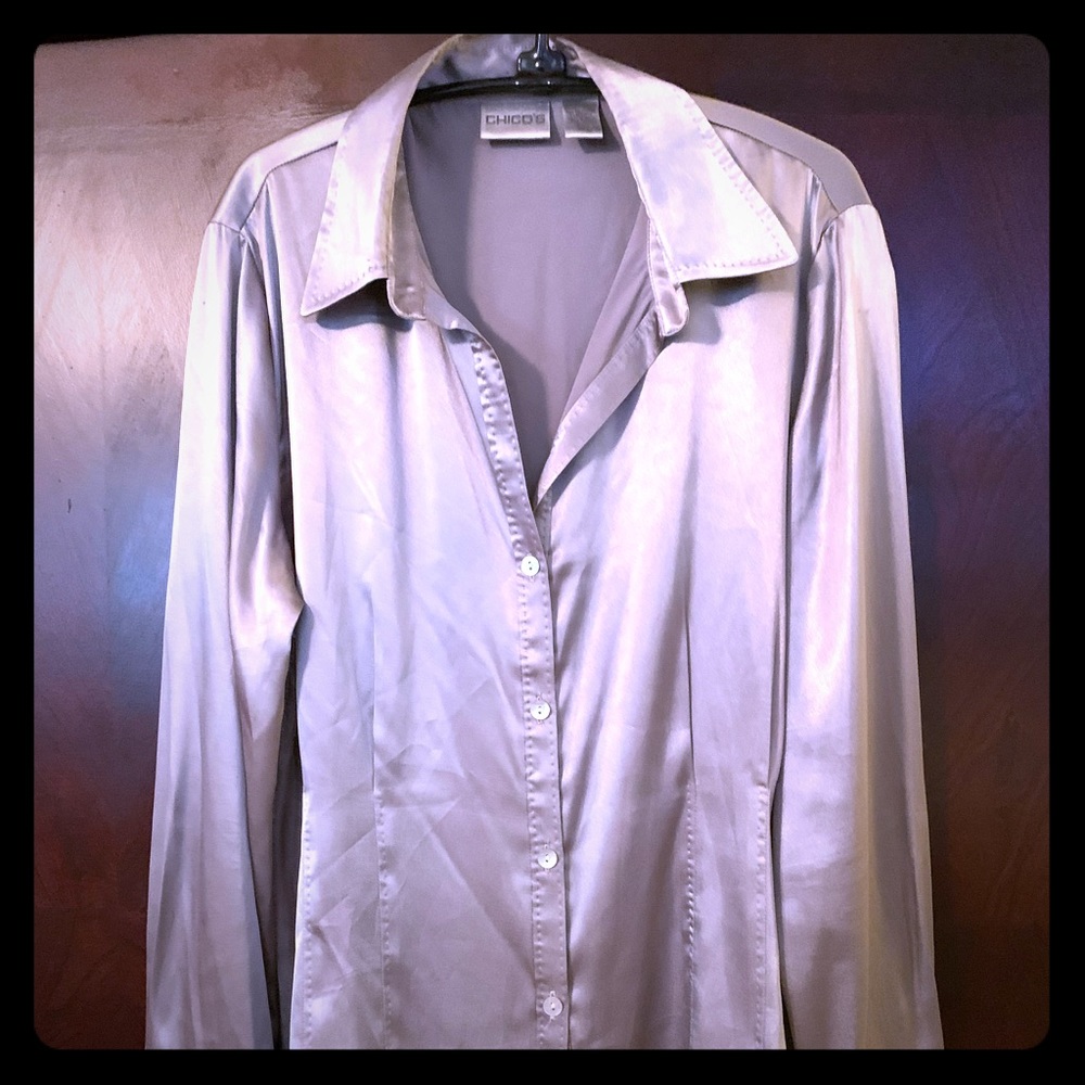 Silver blouse